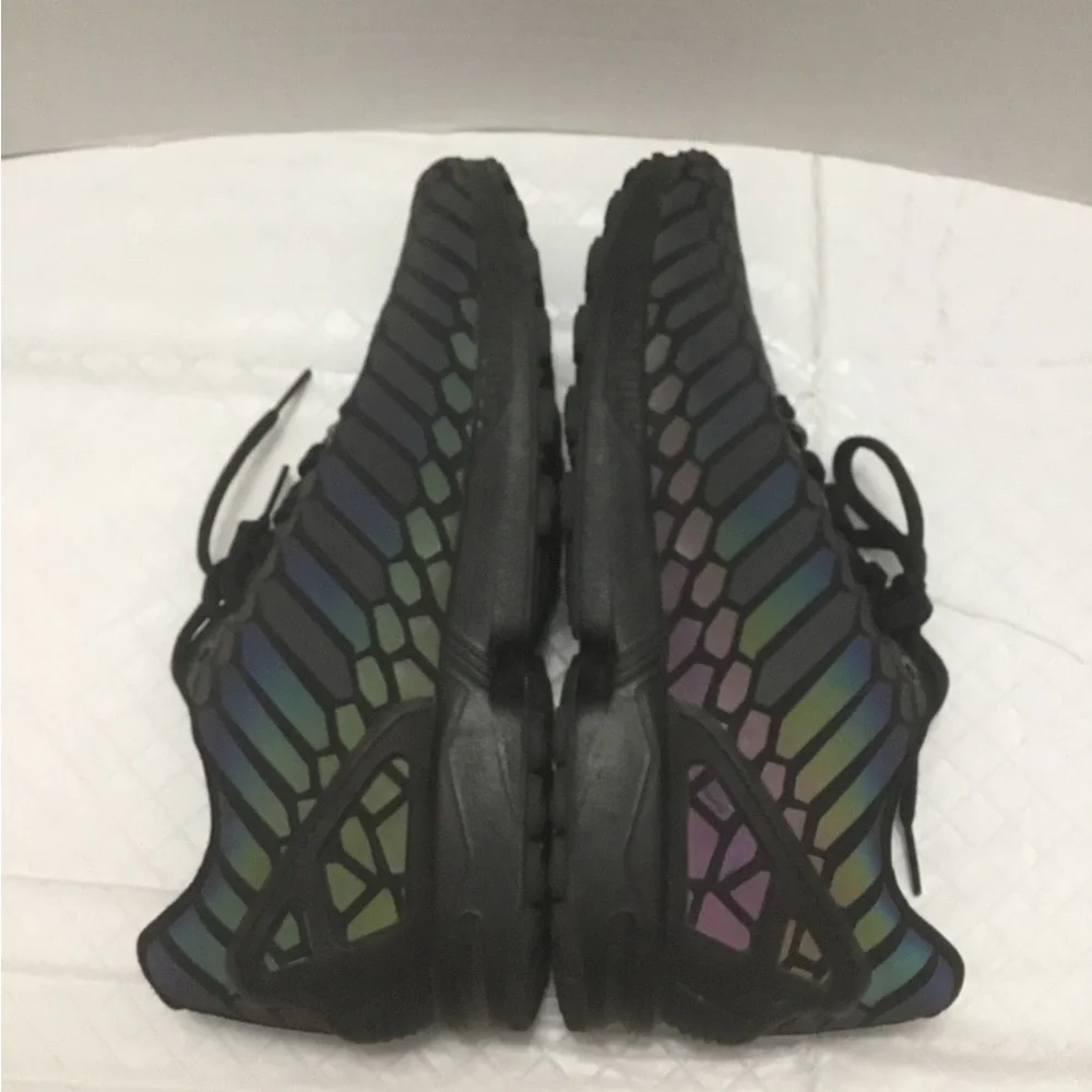 adidas Black Running Shoe Interior with Size Label